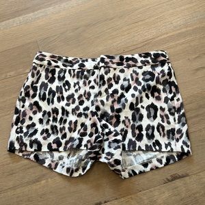 Joie leopard print shorts